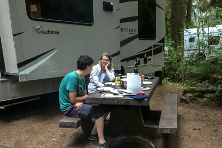 9.8.2017 - Olympic NP, Mora Campground, Site C48