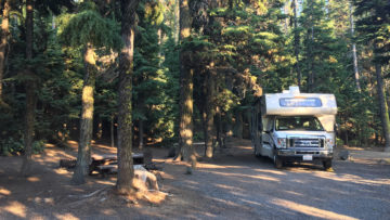 18.8.2017 - Newberry NVM, Little Crater Campground, Site 35