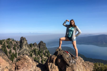 19.8.2017 - Newberry NVM, Wanderung auf den Paulina Peak