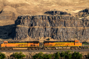 21.8.2017 - Horsethief Lake SP, mit Amtrak ;-)