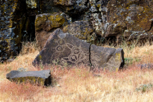 22.8.2017 - Horsethief Lake SP, Petroglyphs