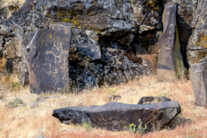 22.8.2017 - Horsethief Lake SP, Petroglyphs