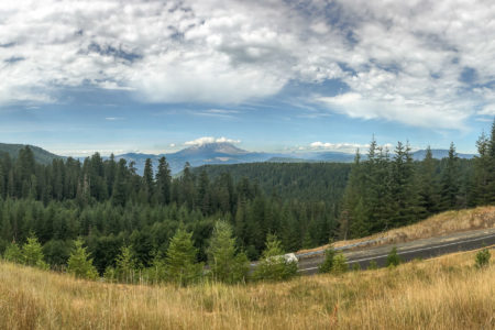 23.8.2017 - McClellan Overlook auf den Mt.St.Helens