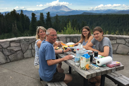 23.8.2017 - McClellan Overlook auf den Mt.St.Helens