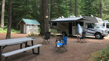 23.8.2017 - Eagle Cliff Campground, Site 7