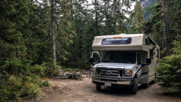 24.8.2017 - Mt.Rainier NP, Cougar Rock Campground, Site A13