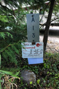 24.8.2017 - Mt.Rainier NP, Cougar Rock Campground, Site A13