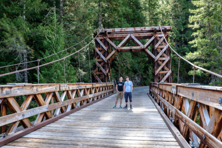 25.8.2017 - Mt.Rainier NP, Nisqually Suspension Bridge