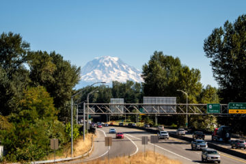 25.8.2017 - #167/#410 und der Mt.Rainier in 50 km Luftlinie