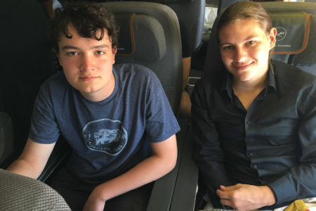 27.8.2017 - auch auf dem Rückflug in der Premium Economy