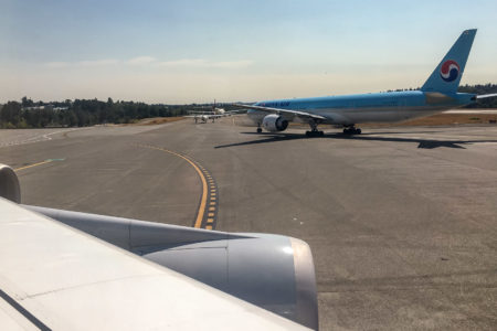 27.8.2017 - mit so einem kleinen Flugzeug war Karla geflogen