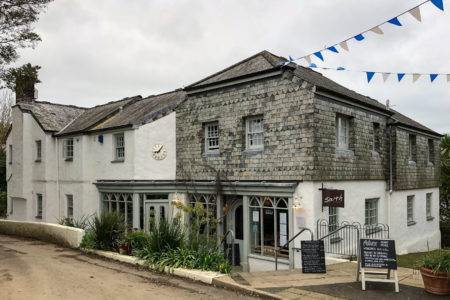 28.10.2017 - Helford Wanderung, South Cafe in Manaccan