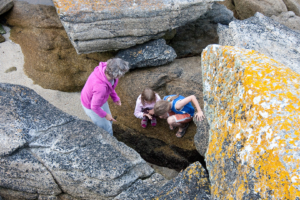 Kletter- und Bade-Felsen bei Trevignon