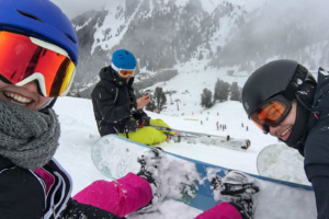 31.3.2018: Die Kids auf Arolles-Piste