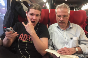 1.4.2018: Rückfahrt über Paris mit TGV und Thalys