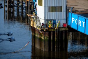 14.4.2018: River Tyne, Ankunft
