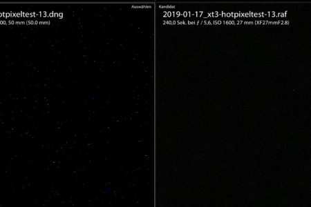 XT2 vs XT3 1600 ISO 240s