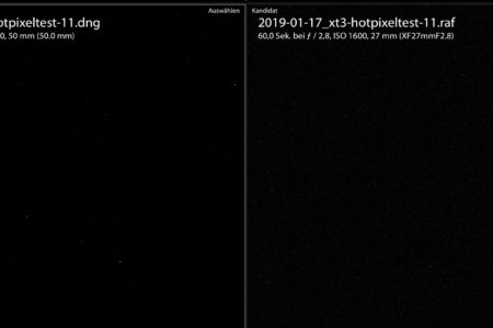 XT2 vs XT3 1600 ISO   60s