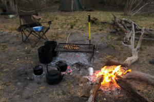 31.8.2019 - Kayak Tag 1 - abends in Camp 1