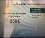 17.10.2020 - Noto - der Bankautomat kann auch deutsch ;-)))