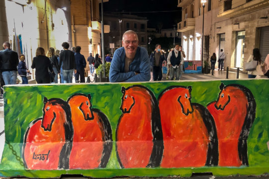18.10.2020 - Abendspaziergang Ortigia, Straßenkunst, Corso Giacomo Matteotti
