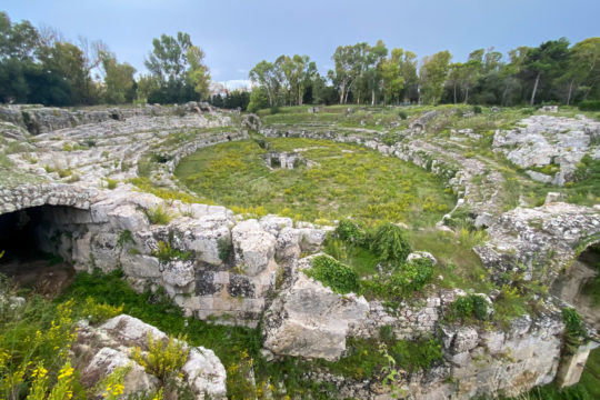 19.10.2020 - Archäologischer Park Siracusa, römisches Amphitheater