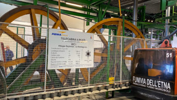 23.10.2020 - Exkursion auf den Ätna, mit der Seilbahn geht's hoch