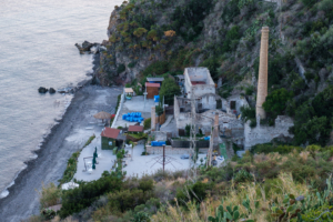 26.10.2020 - der 1. Fahrrad-Ausflug auf Lipari. Tonnara di Canneto.