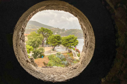 27.10.2020 - Regentag in Lipari, Blick vom Castello