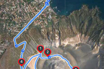 29.10.2020 - Wanderung Gran Cratere, Vulcano: 7 km, 2 std