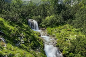 23.7.2021 - Ehrwald - Coburger Hütte. Seebenbachfall.