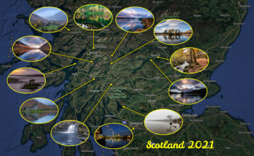 31.10.-9.11.2021: Locations des Fotoworkshops Schottland