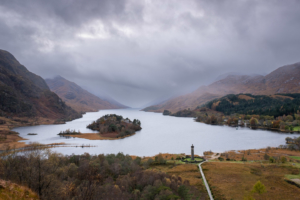 5.11.2021 - Glenfinnan, View into Loch Shiel