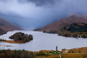 5.11.2021 - Glenfinnan, View into Loch Shiel