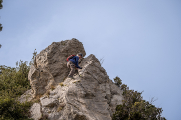 18.3.2022 - Ravin Rieuchaud, Klettersteig La Pitchouno