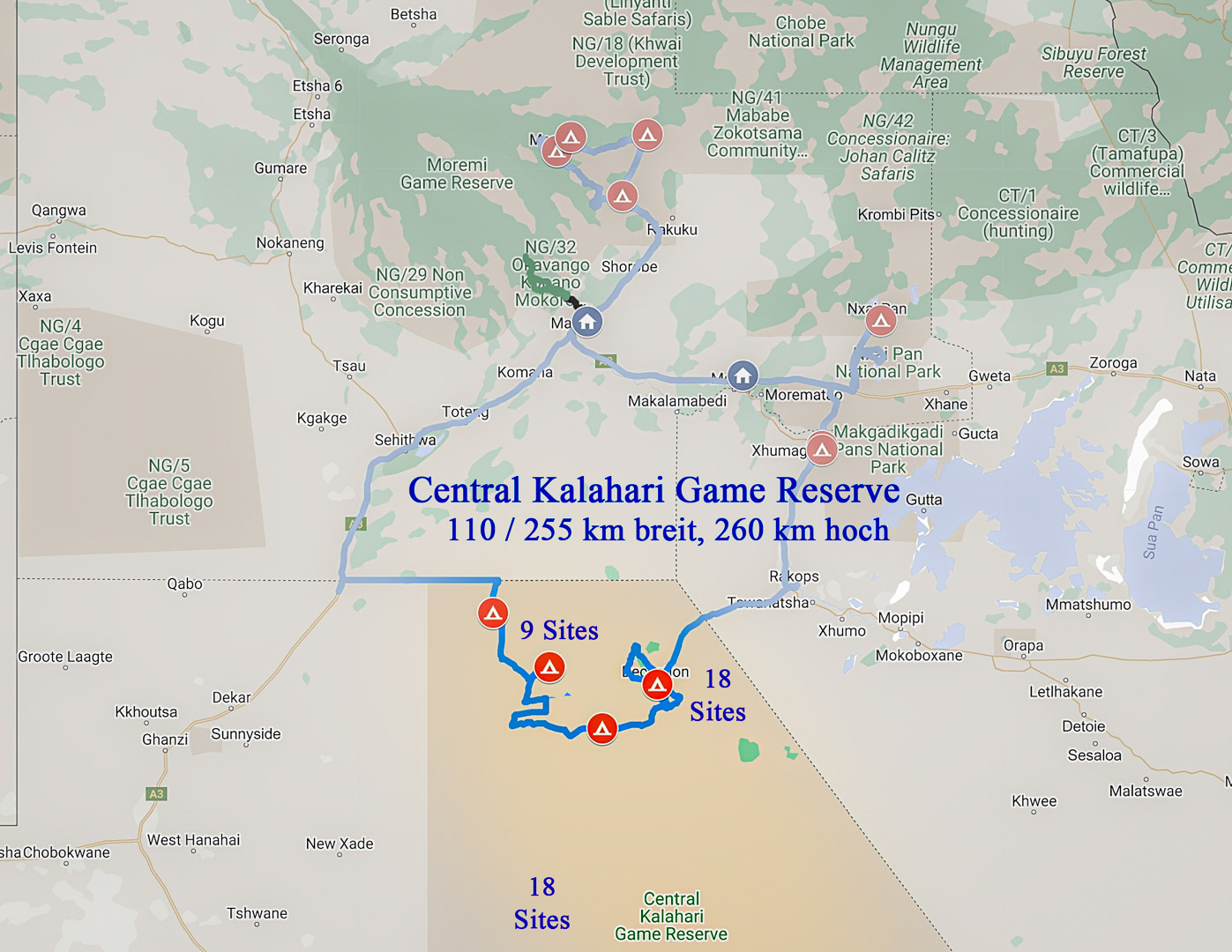 7.-12.9.2022 - Central Kalahari Game Reserve
