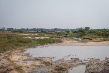 19.9.2022 - Moremi, Xini Lagoons, Umfahrung der 2nd Bridge: Wasserquerung