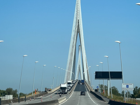 5.6.2023 - Rückfahrt, Pont de Normandie