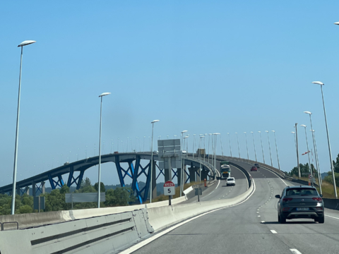 5.6.2023 - Rückfahrt, Viaduc du grand canal du Havre