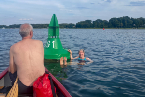 24.8.2023 - Schwimmen im Fleesensee