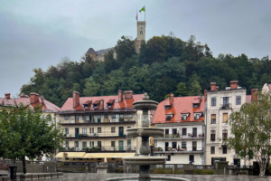 15.10.2023 - Ljubljana im Regen, Castle