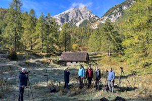 16.10.2023 - Pass-Straße Vršiška Cesta (Fiona, ich, John, Joan, Nigel, Alec)