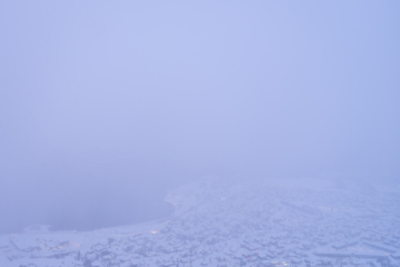 18.2.2024 - Fjellheisen, Tromsø - meistens sieht man nichts :-(