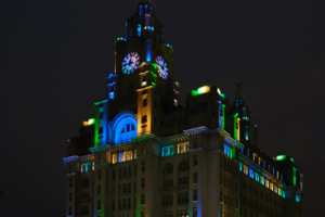 14.4.2024 - Liverpool, Waterfront: Royal Liver Building