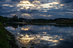 30.6.2024 - Warkworth, River Coquet und Warkworth Castle