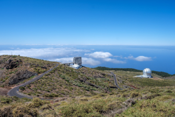 5.9.2024 - Roque de los Muchachos, TNG (Telescopio Nazionale Galileo) und GTC (Gran Telescopio Canarias)