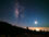 8.9.2024 - Llano de los Animas, Milchstraße und Mond, stacked, final bearbeitet