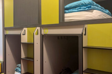 22.9.2024 - Edinburgh, POD-Bett im Kick Ass Grassmarket Hostel 😂