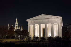 22.10.2024 - Wien, Abendspaziergang - Theseustempel um Volksgarten