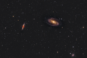 8.4.2025 - M81,M82, Bode&amp;Cigar Galaxy, 7,7h RGB, 3h Ha